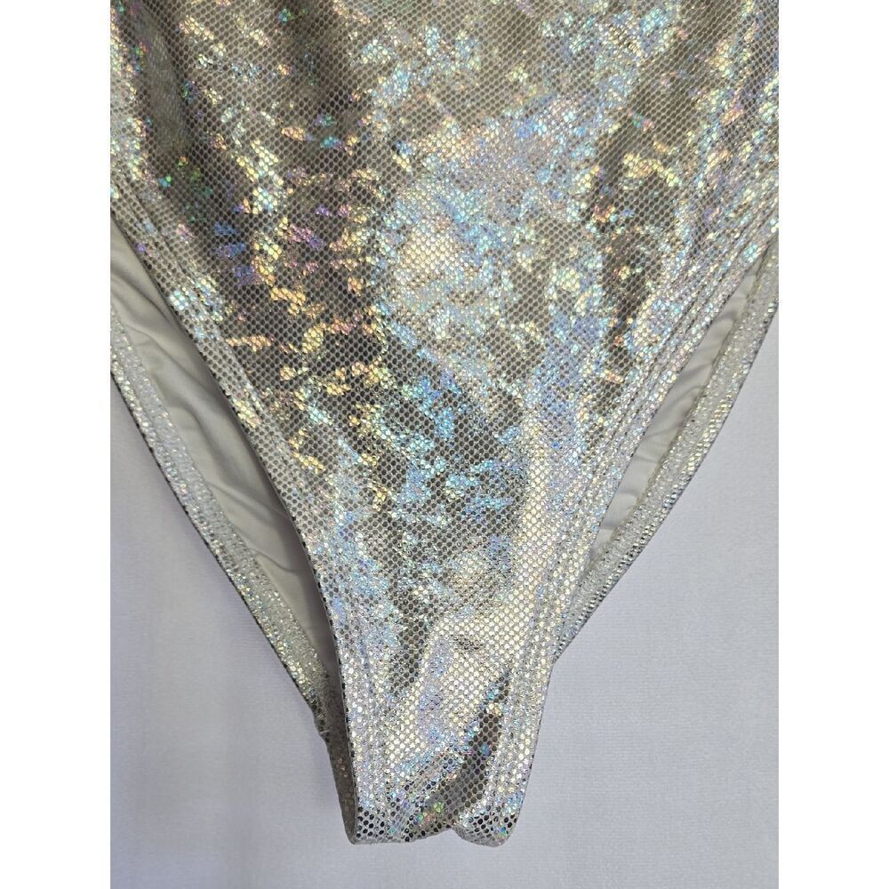 Dippin' Daisy's Holographic Silver Bikini Bottoms - Picture 4 of 12